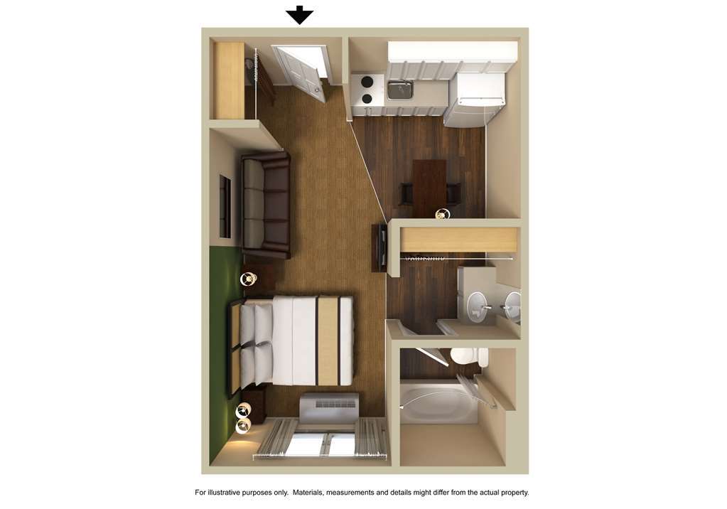 Extended Stay America Suites - Portland - Hillsboro Rum bild